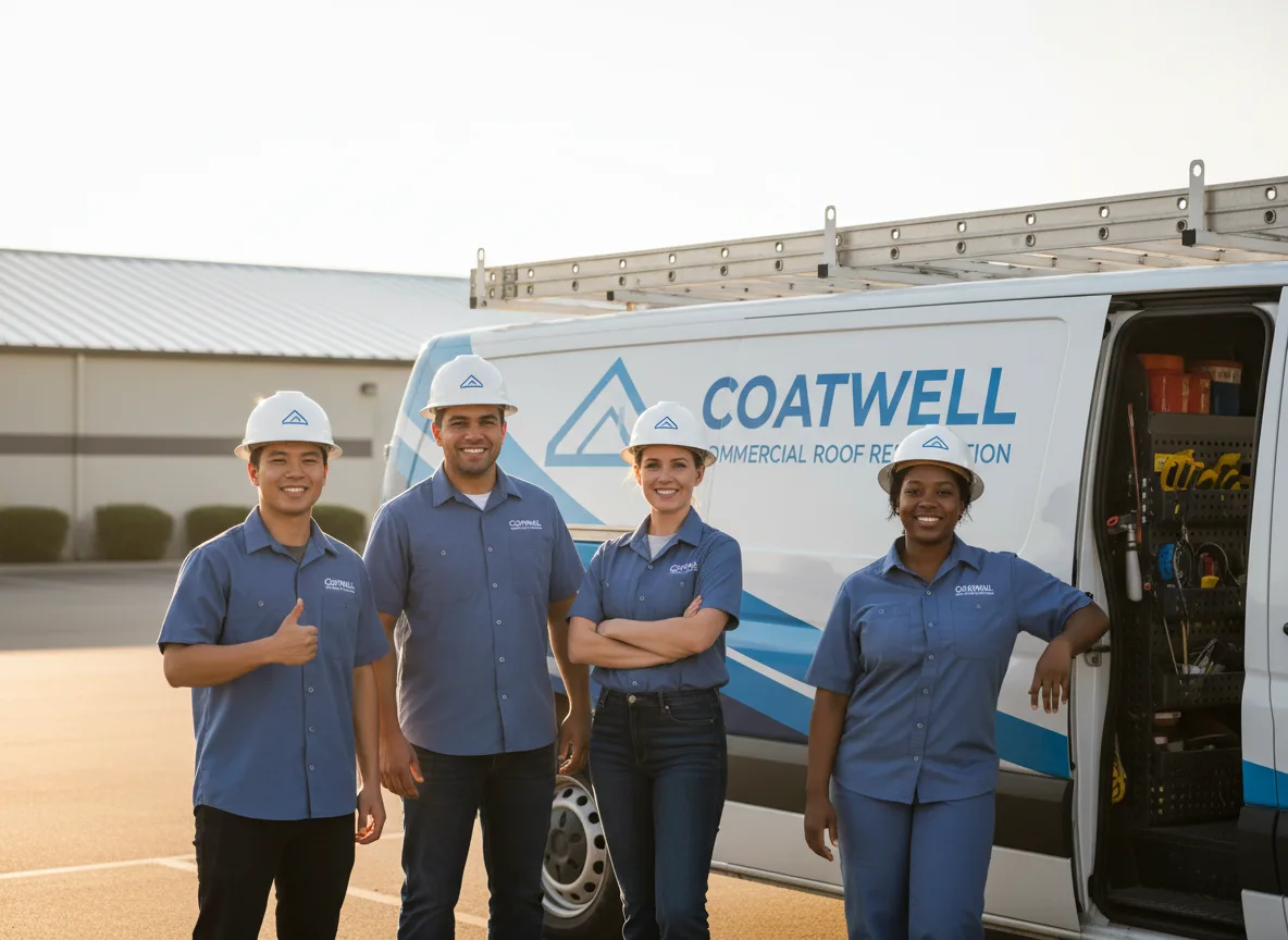Commercial roof coating company in Dakota, IL